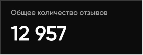 Общее количество отзывов