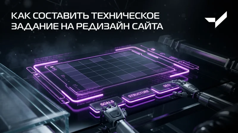 редизайн сайт задание тз брифа технический шаблон