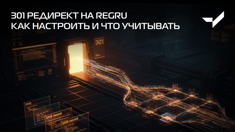 301 редирект на REGRU как настроить и что учитывать