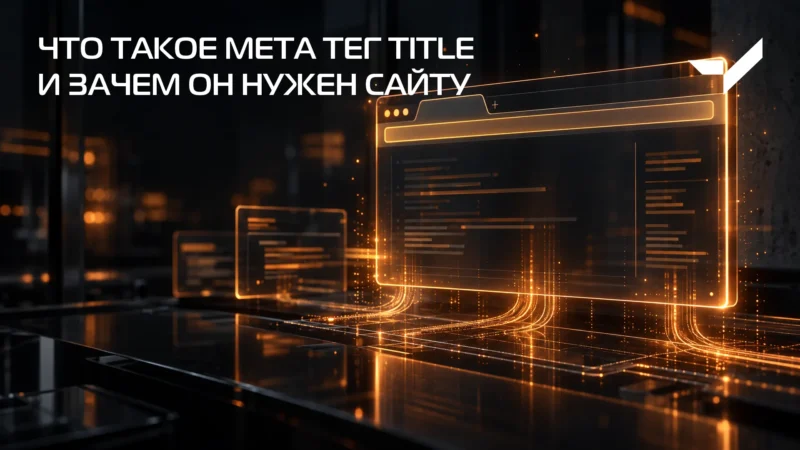 Что такое мета тег title и зачем он нужен сайту