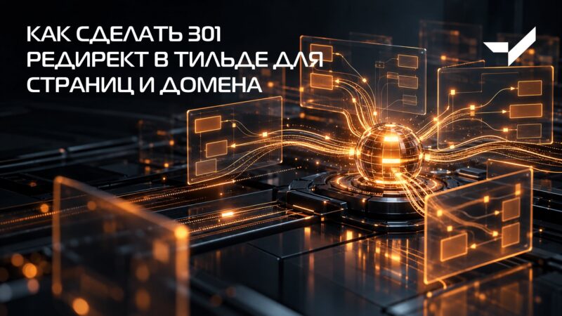 Как сделать 301 редирект в Тильде для страниц и домена